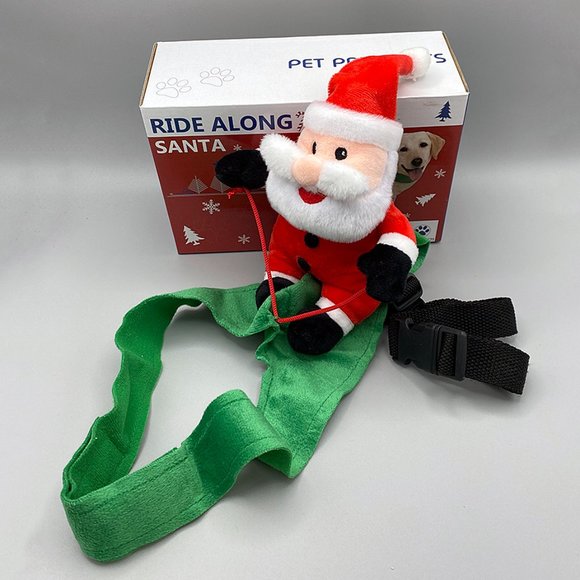 Ride Along Santa 🎅 - Christmas Dog Accessory - Picture 3 of 5